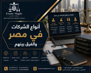 أنواع الشركات في مصر والفرق بينهم
