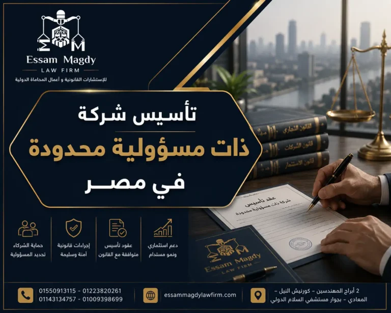تأسيس شركة ذات مسؤولية محدودة في مصر