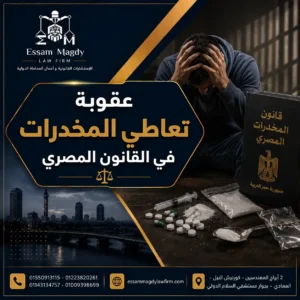 عقوبة تعاطي المخدرات في القانون المصري