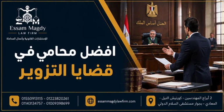 أفضل محامي في قضايا التزوير