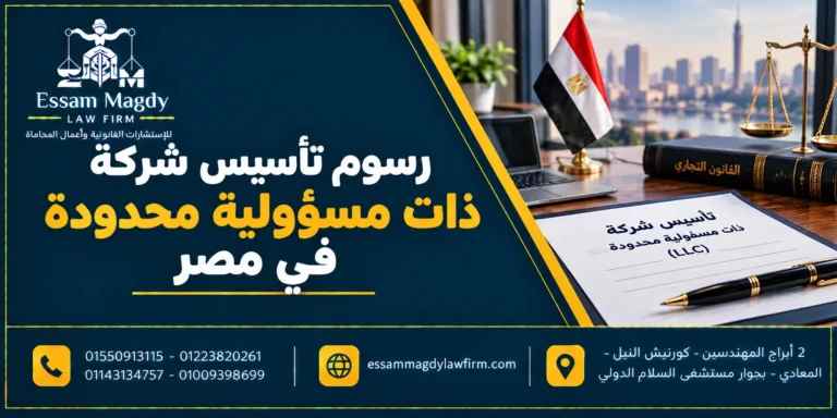 رسوم تأسيس شركة ذات مسؤولية محدودة في مصر